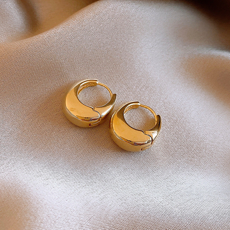 Sier High Sense All Match Fashion Earrings