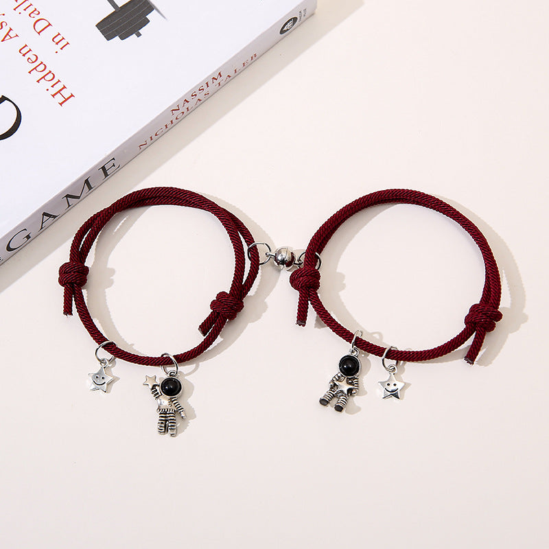 Fashion Simple Pick Astronaut Spaceman Milan Bracelets