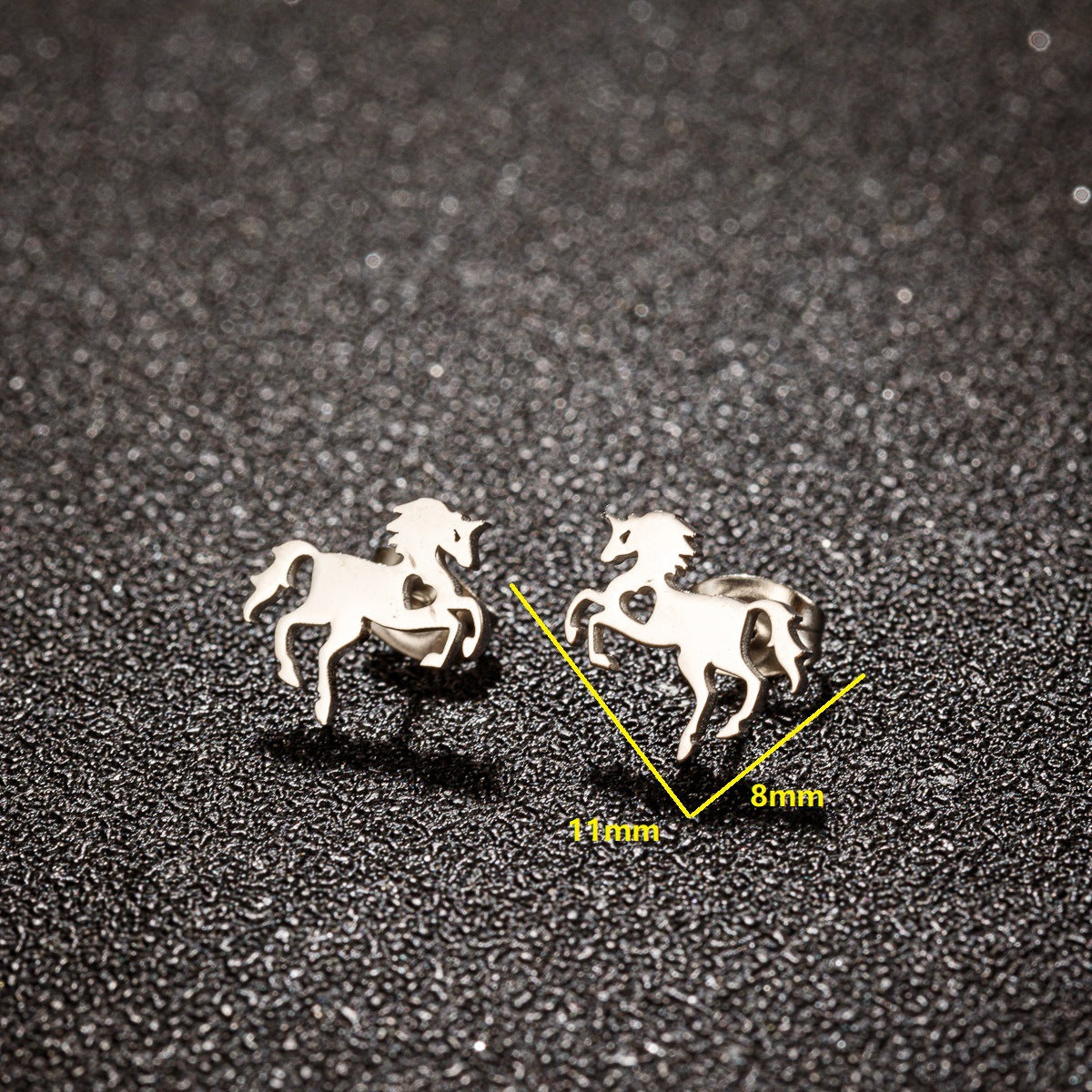 Women's Stainless Steel Simple Fashion Personalized Twee Earrings