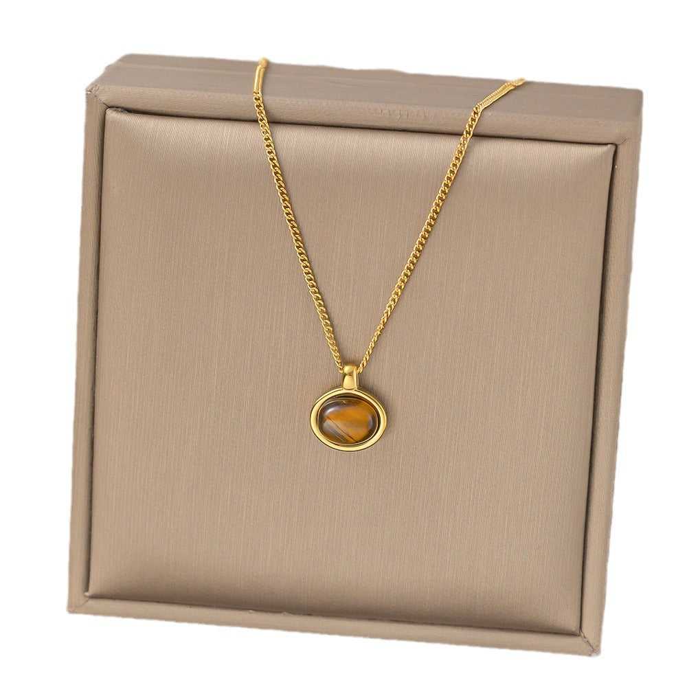 Titanium Steel Sweater Chain Light Luxury Necklaces