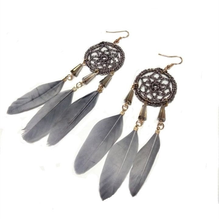 Your Long Copper Chain Retro Elegant Eardrops Earrings