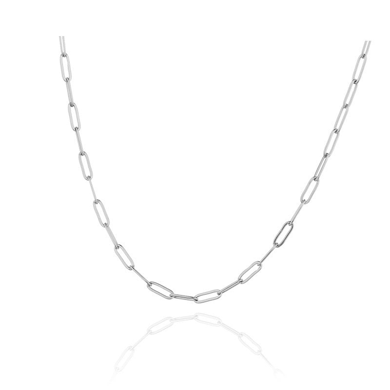 Cross Simple Mori Style Elegant Decorative Stainless Necklaces