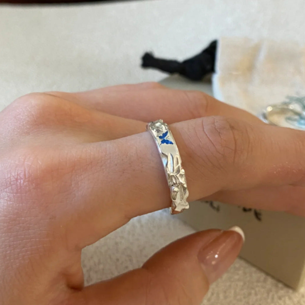 Sier Female Niche High-grade Light Luxury Rings