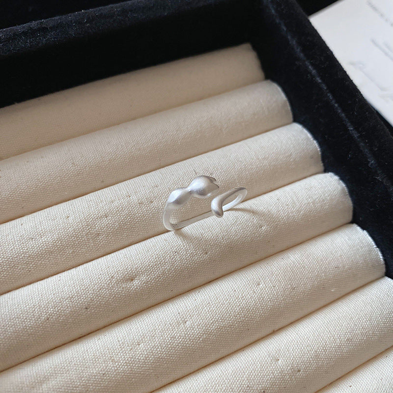 Women's Hollow Wave Geometric Open Trendy Design Rings