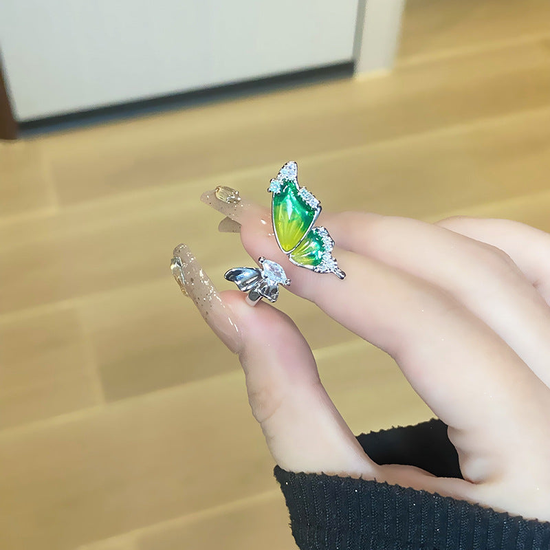 The Debris Series Gradient Female Design Rings