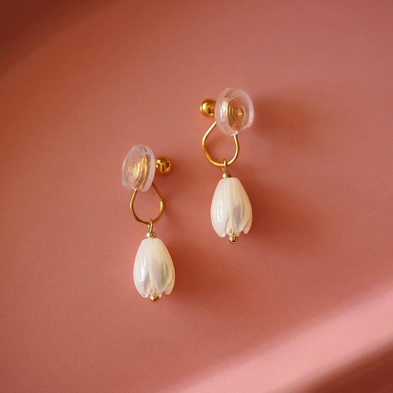 An Female Mori Style Sense Ear Clip Light Luxury Earrings