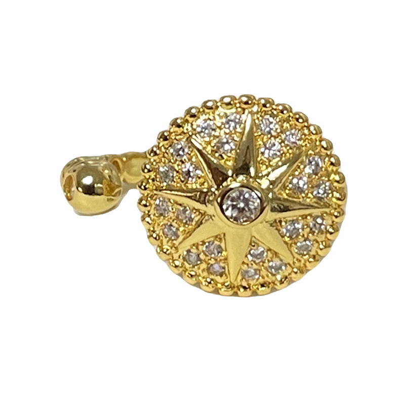 Asterism Full Diamond Open Female Light Luxury Rings