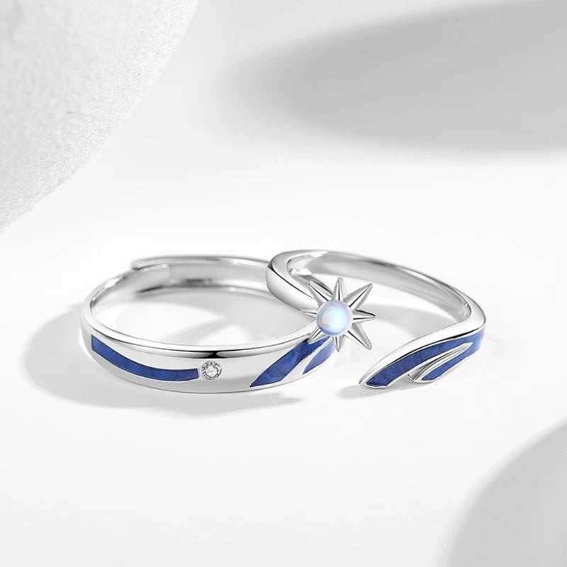 Epoxy Oath Of Love Wedding Valentine's Rings