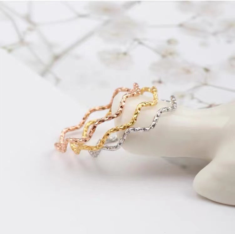 Women's Design Light Luxury Fashion Personality Titanium Steel Rings