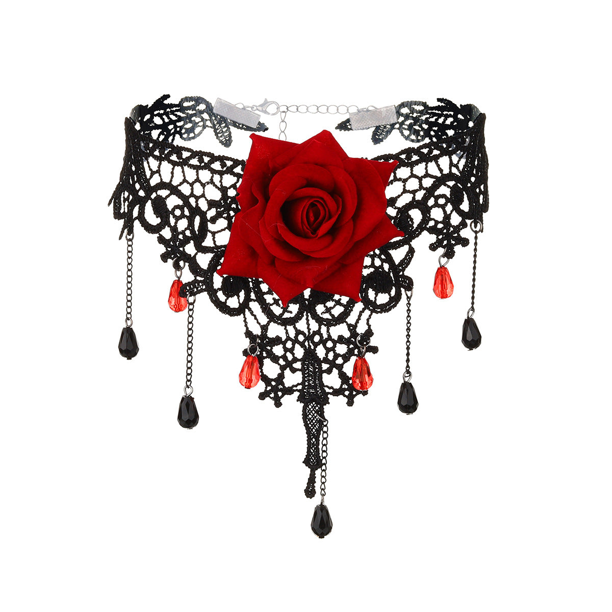 Style Lolita Gothic Lace Rose Niche Necklaces