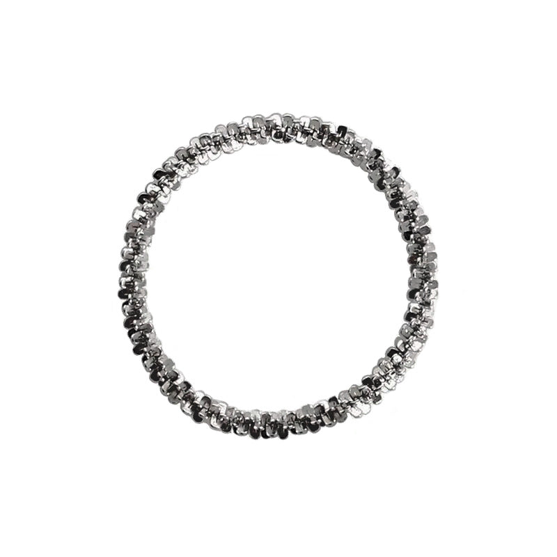 Sterling Sier Sparkling Starry Single Female Rings
