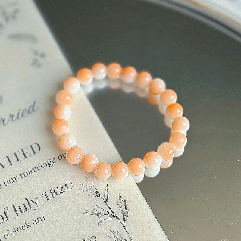 Purple Crystal Female Pliable Temperament Rosary Decompression Hand Bracelets