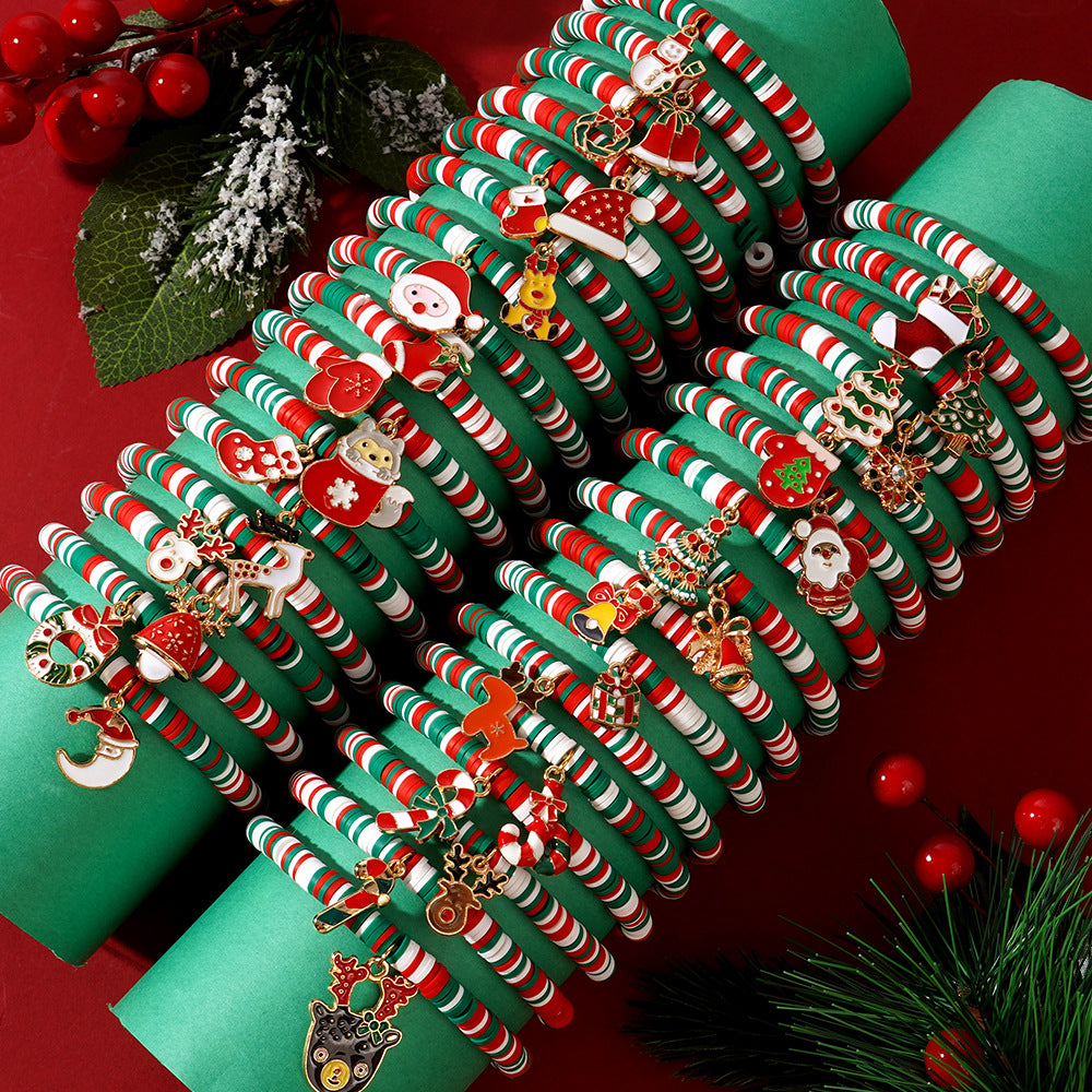 Luxury High-grade Letter Apple Copper Bead Bracelets