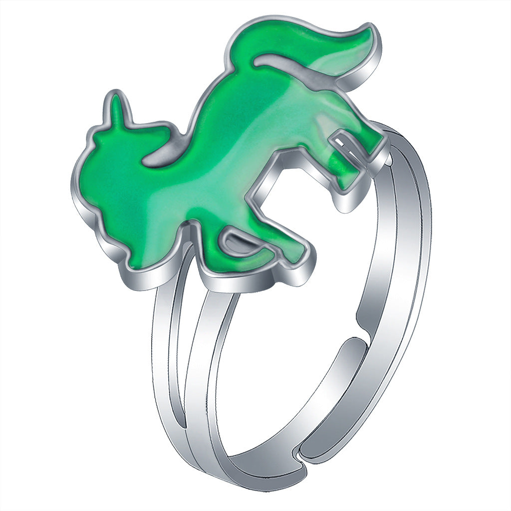 Fashion Personality Boys Polar Bear Mood Rings