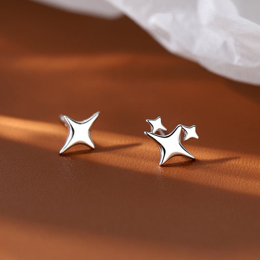 Women's Minimalist Star For Niche Design Temperament Earrings