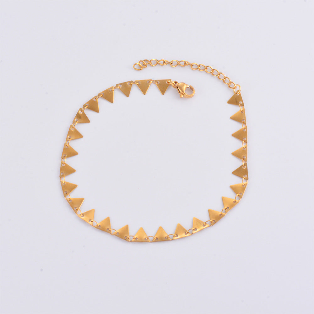 Women's Stainless Steel Style Electroplated Multi Titanium Bracelets