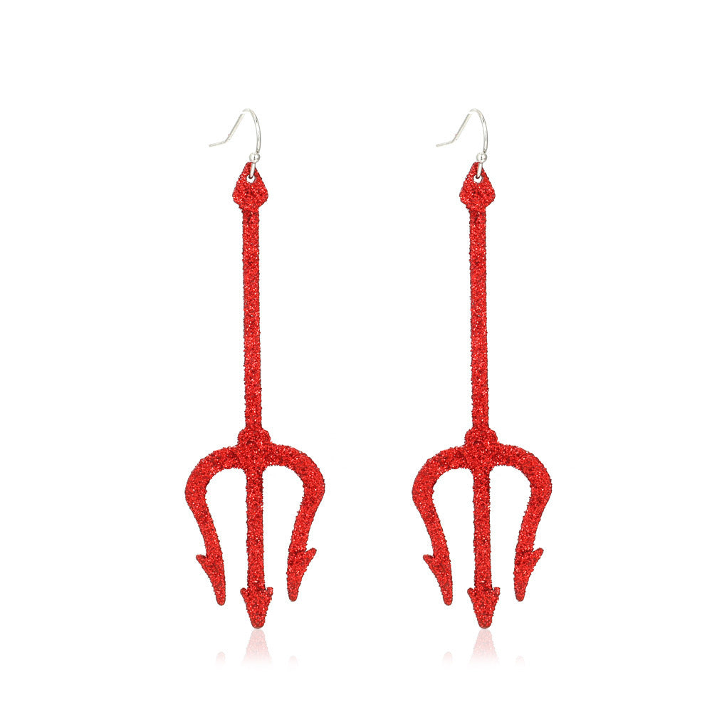 Alloy Funny Fun Ghost Pumpkin Spider Earrings