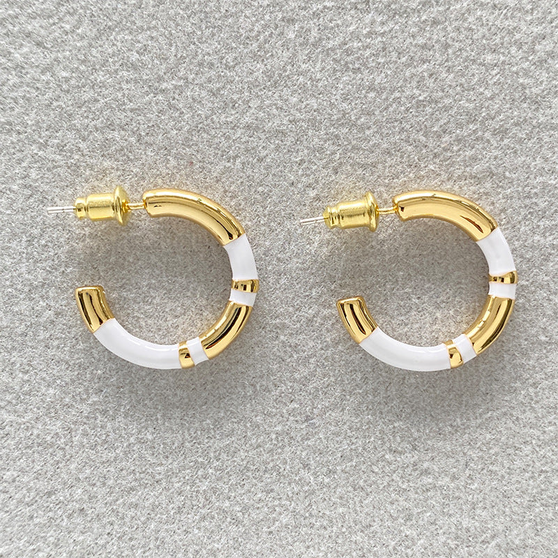 Patch Female French Entry Lux Niche Earrings