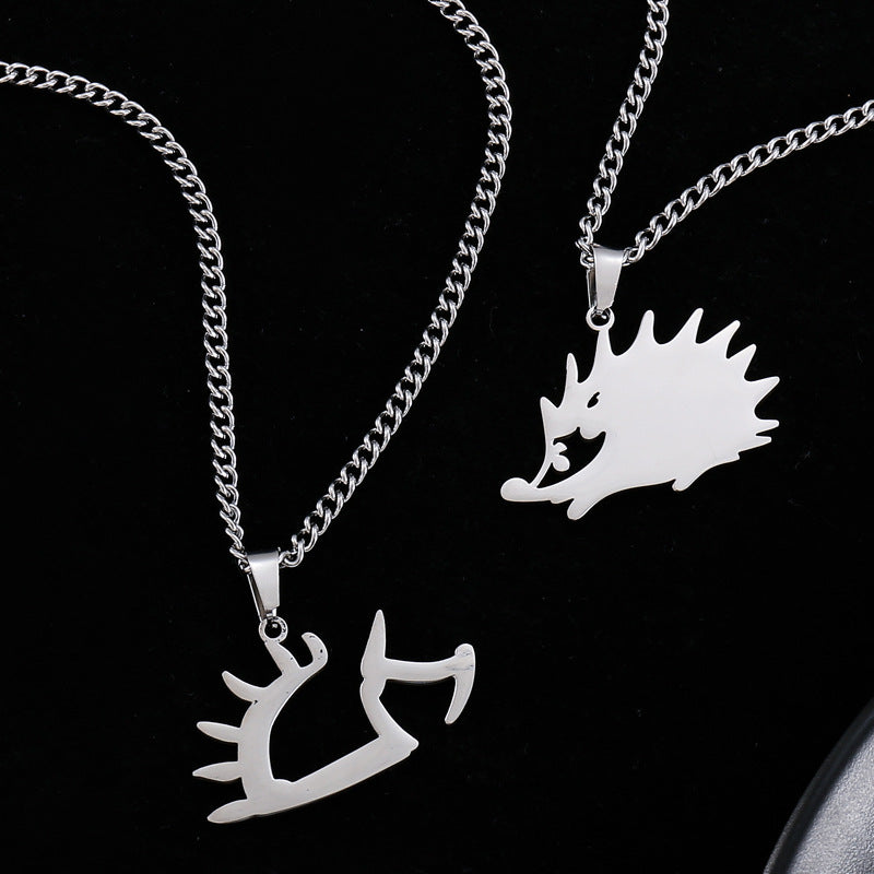 Women's & Men's Lei Hedgehog Neutral Fashion Geometric Sweater Necklaces