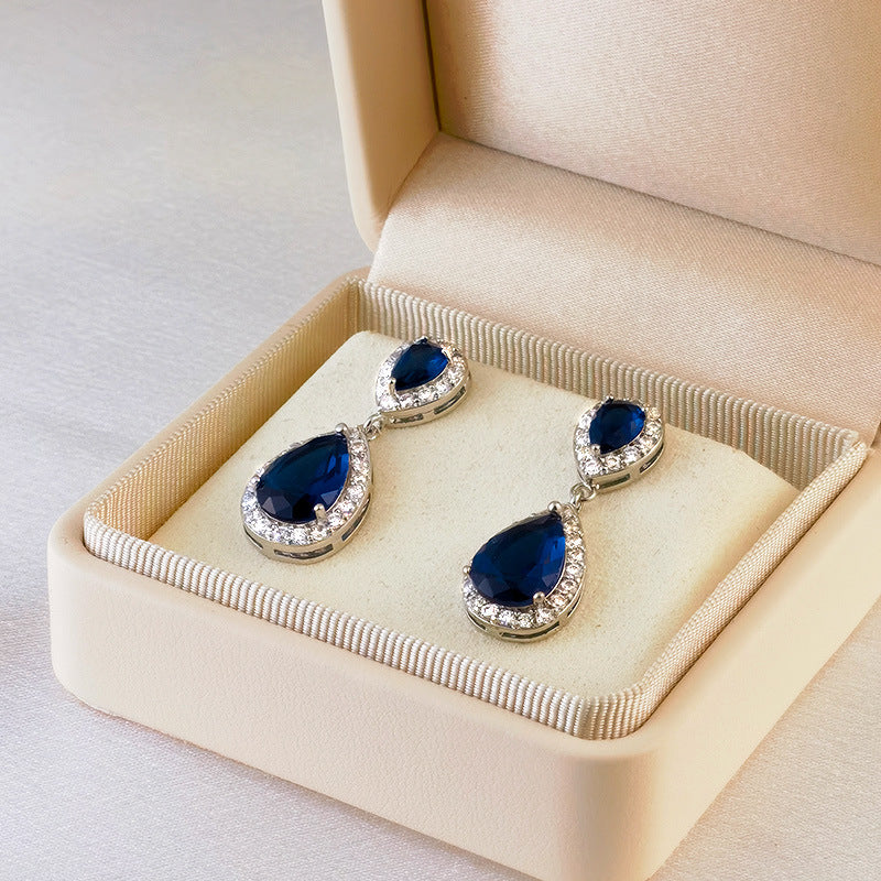 Women's Water Drop Ear Trendy Design High-grade Earrings