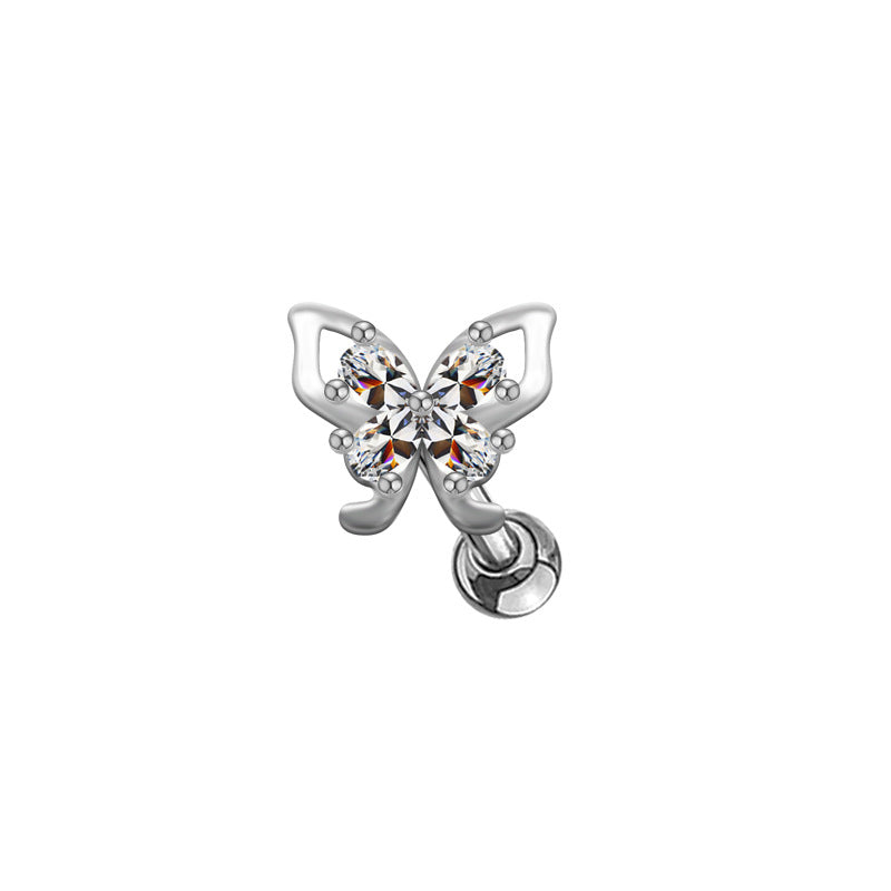 Butterfly Ear Bone Bow Heart Wings Earrings