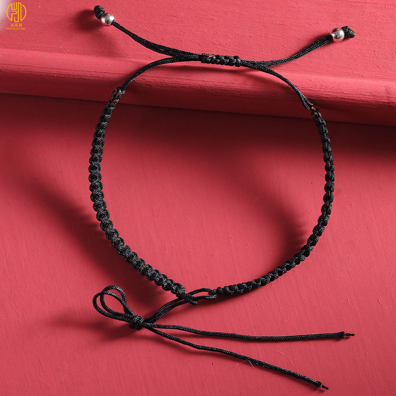 Life Carrying Strap Flat Knot Ethnic Style Hand-woven Bracelets