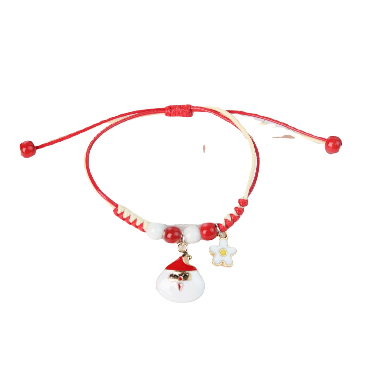 Glamorous Fashion Christmas Woven Santa Claus Bracelets