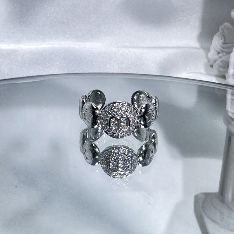 Glazed Open Female Sweet Grace Cool Affordable Luxury Fashion Rings