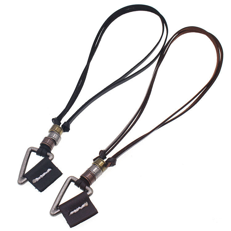 Fashion Retro Style Sweater Chain Triangle Necklaces