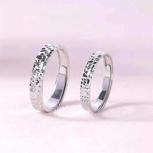 Female Design Flash Knock Face Pattern Rings