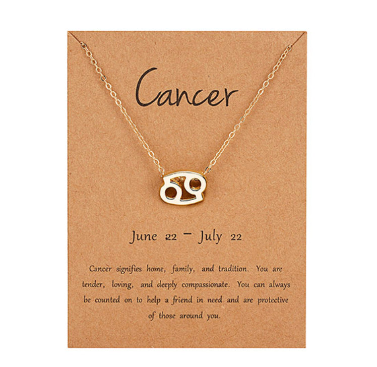 Creative Twee Constellations Constellation Card Choker Necklaces