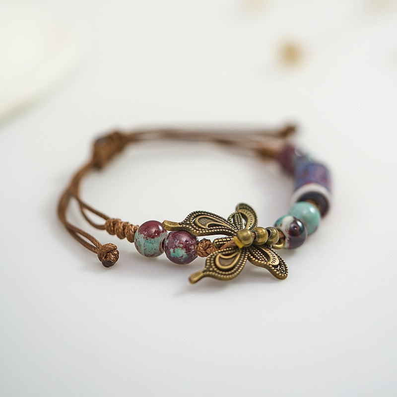 Chinese Style Woven Beads Girlfriends Mori Bracelets