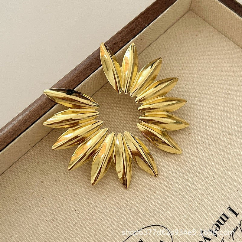 Fashion High Sense Light Luxury Temperament Eardrops Earrings