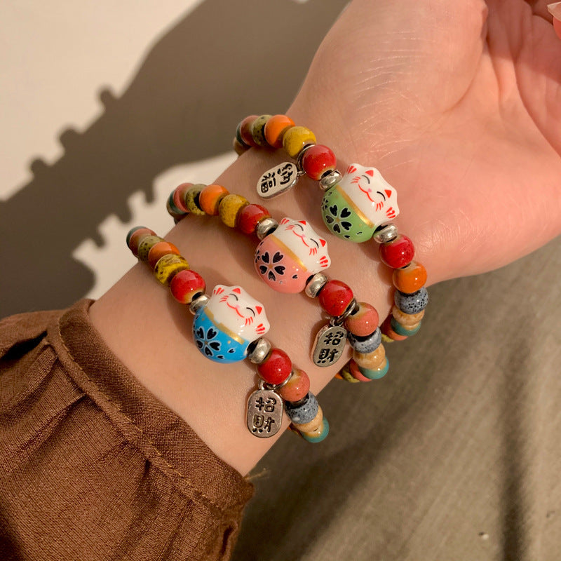 Niche Personality Colorful Ethnic Style Girlfriends Bracelets