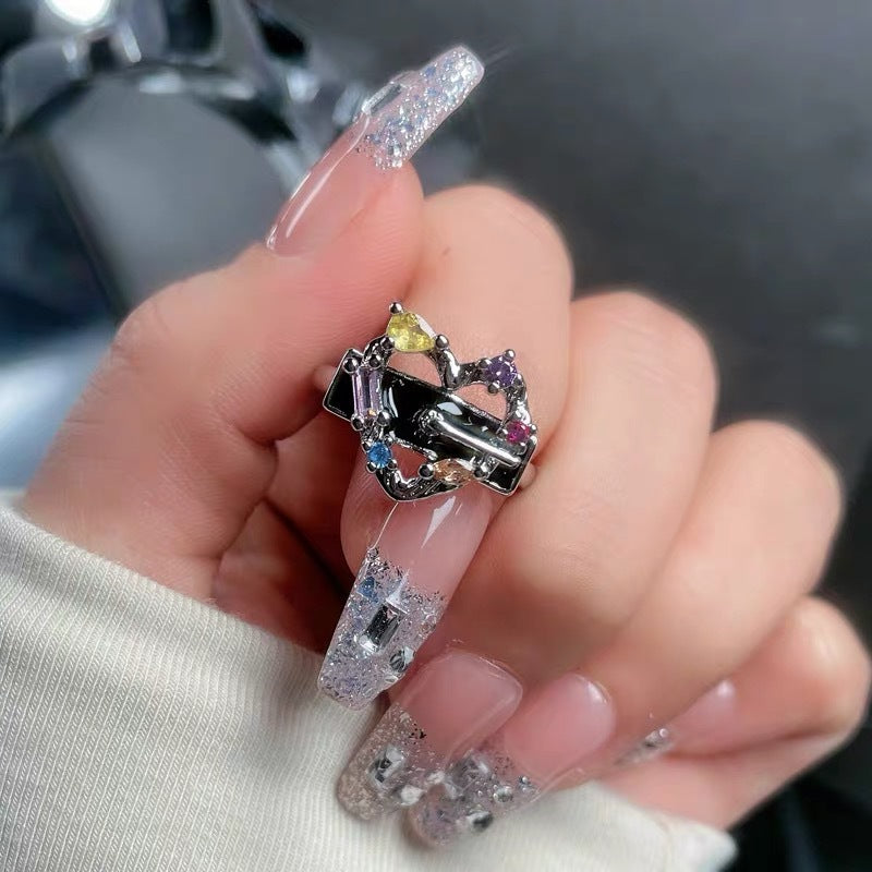 Female Fashion Personalized Cold Style Index Finger Rings