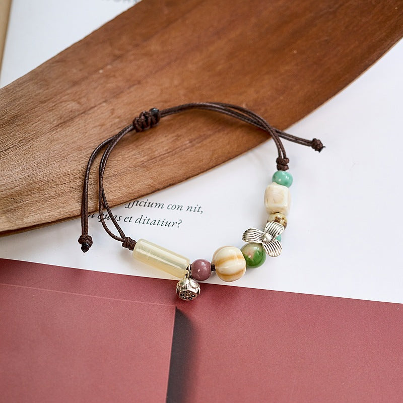 Ancient Bead String Jewelry Chinese Fresh Bracelets