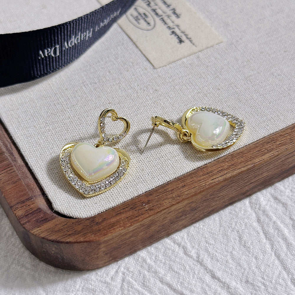 Women's Pearl Fashion High-grade Summer Ear Light Earrings