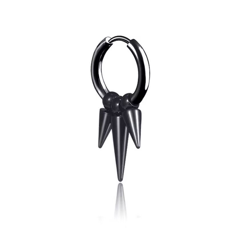 Spring Ear Clip Male Tassel Female Earrings