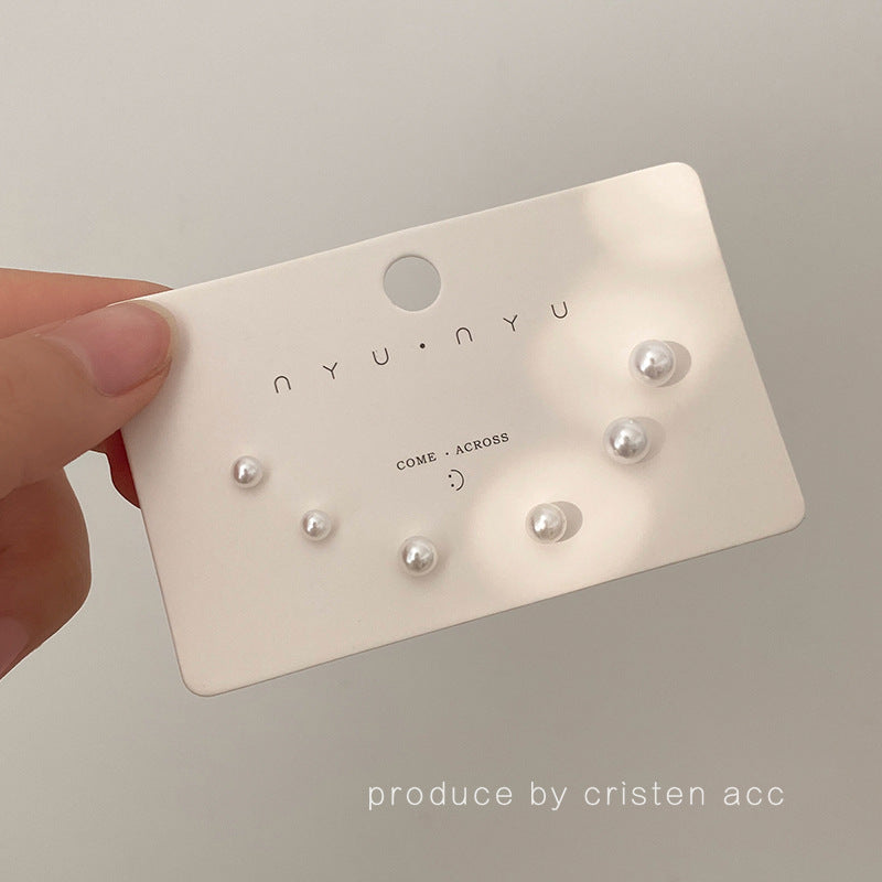 Women's Sier Simple Elegant Fashionable High-grade Niche Earrings