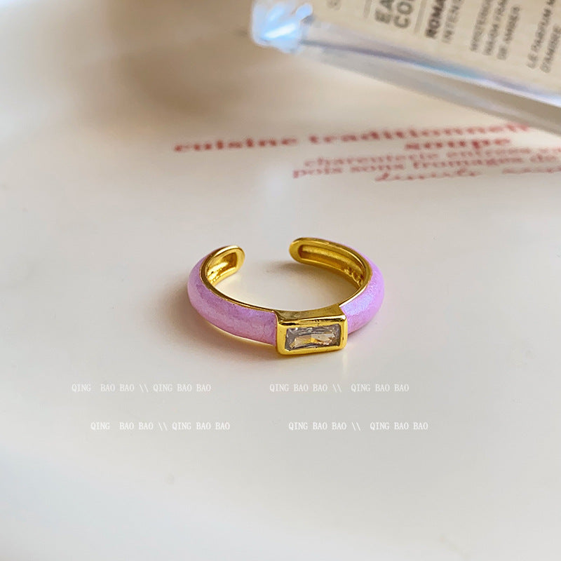 Niche Design Female Temperament Wild Personality Rings