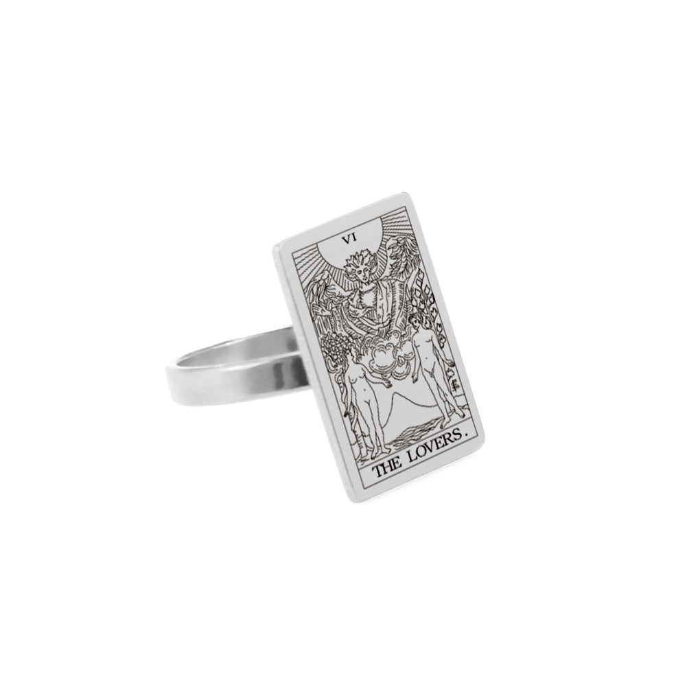 Women's & Men's Stainless Steel Personality Fashion Gift For Rings