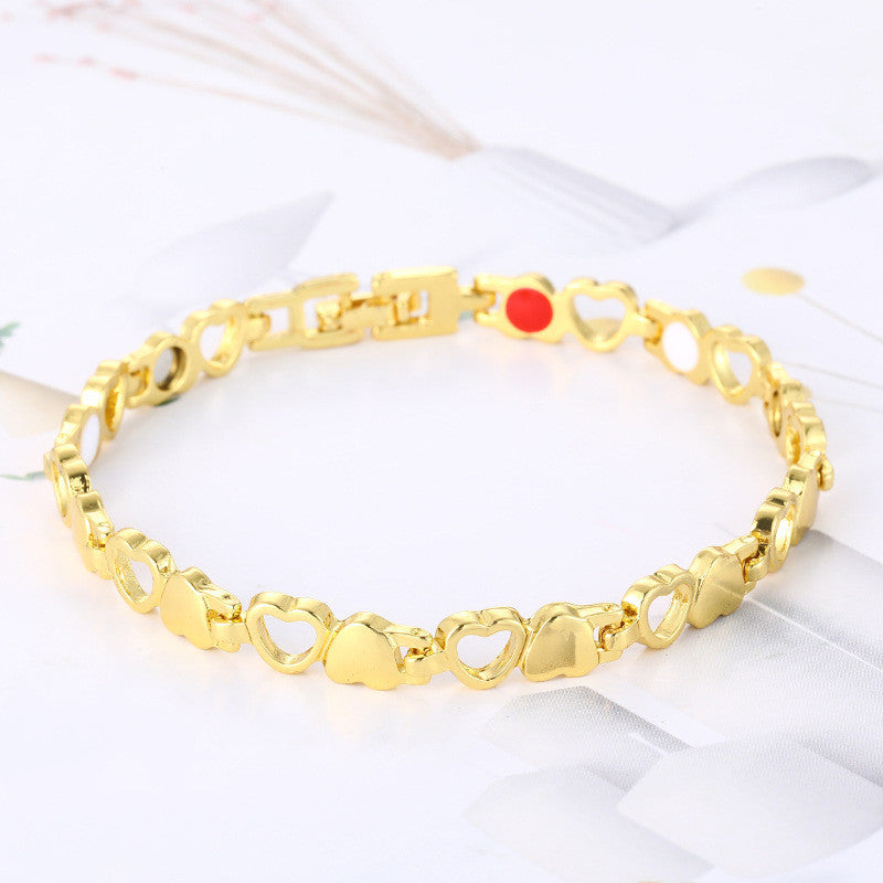 Women's Ornament Fashion Magnet Beautiful Simple Hollowed Bracelets