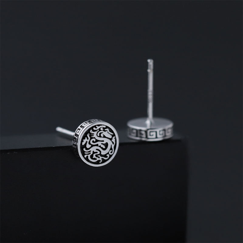 Men's For Trendy Cool Personality Chinese Retro Rings