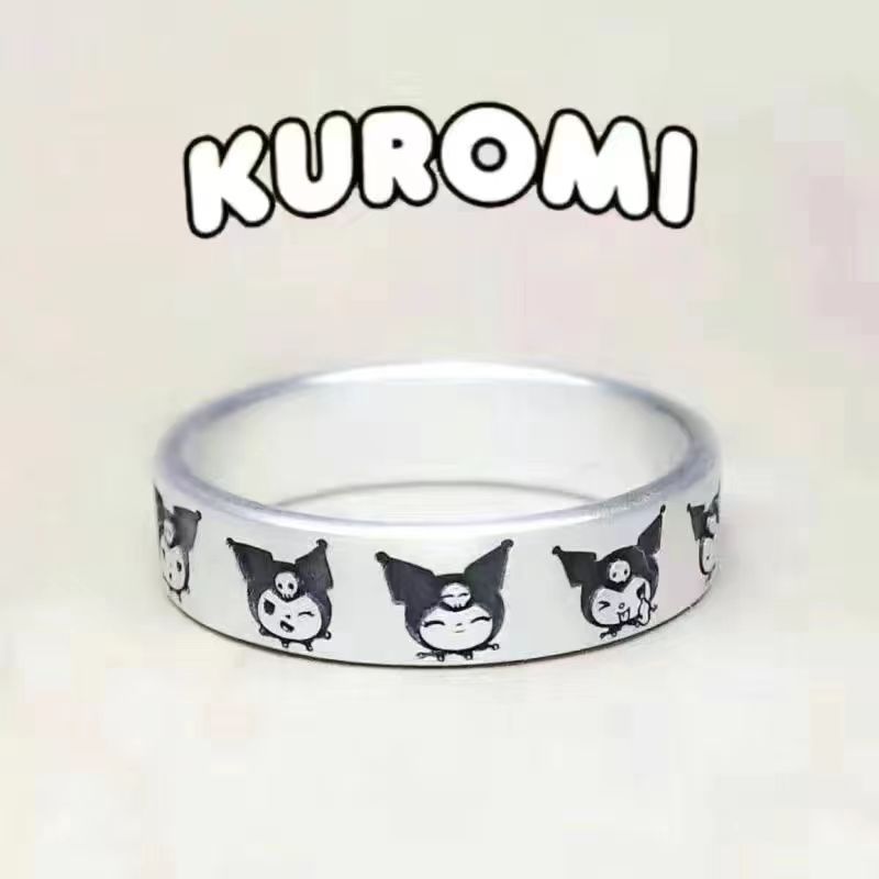 Women's & Men's Pattern Anime Protagonist Adjustable Gifts For Rings