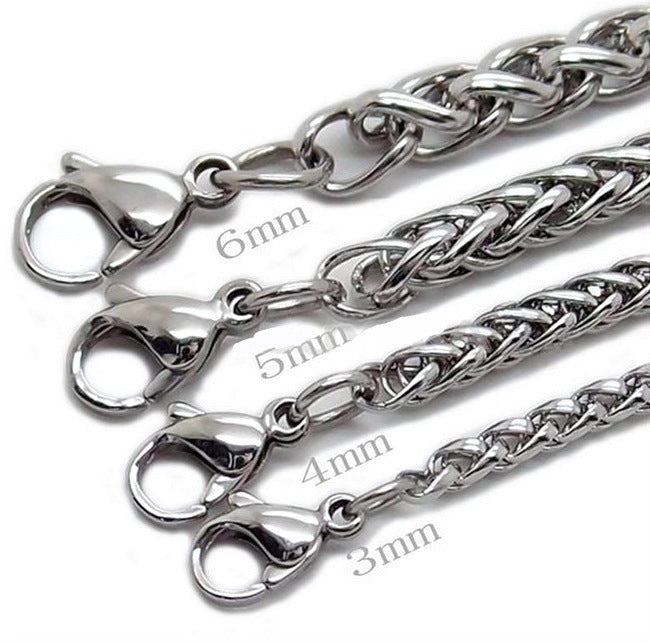 Steel Keel Chain Titanium Basket Accessories Necklaces