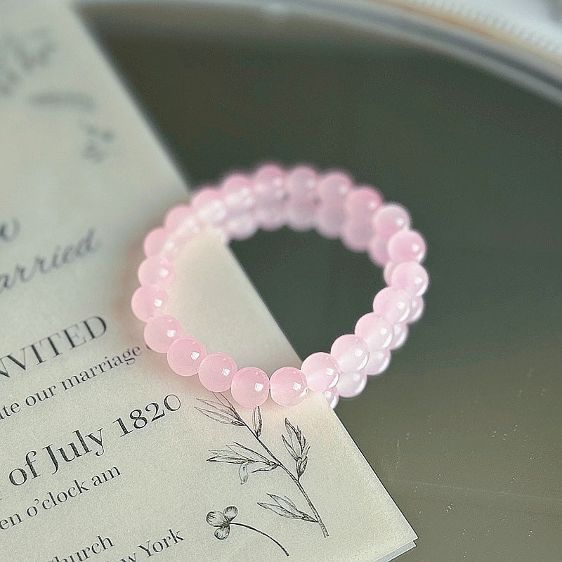 Purple Crystal Female Pliable Temperament Rosary Decompression Hand Bracelets