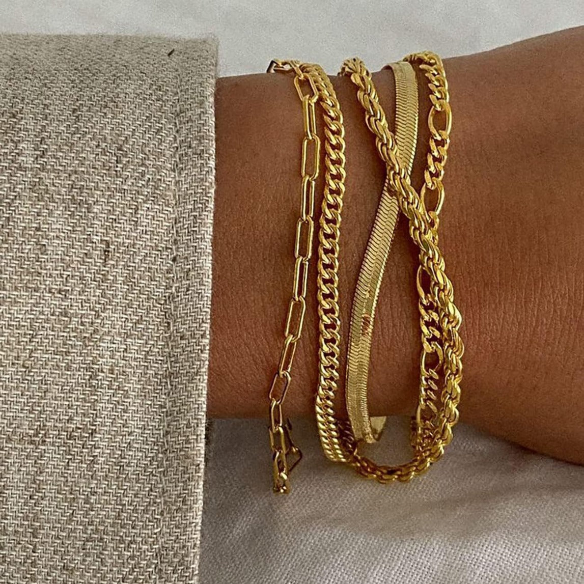 Ornament Exquisite Suit Personality Retro Metal Bracelets