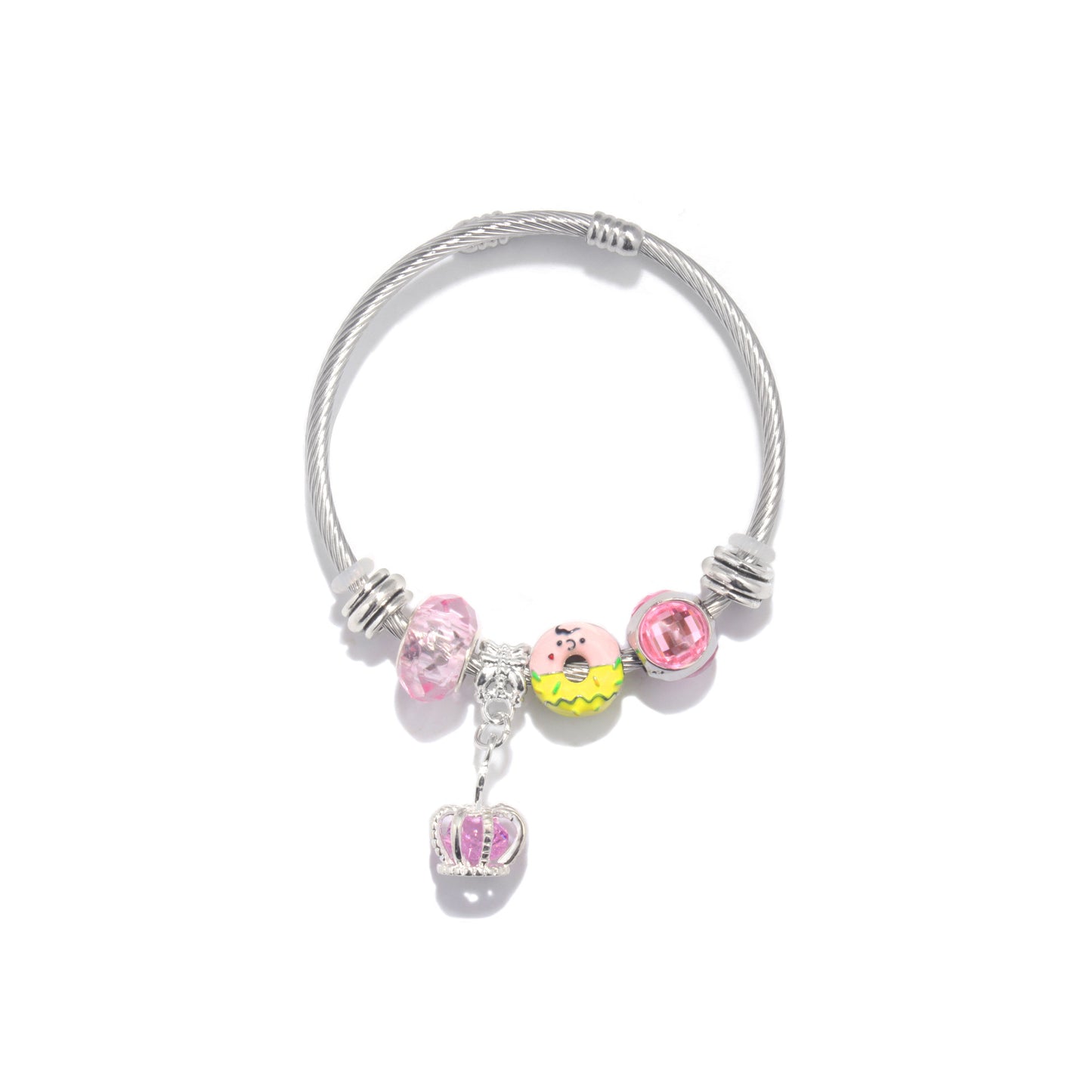 Cute Fresh Crown Beaded Fashion Beautiful Bracelets