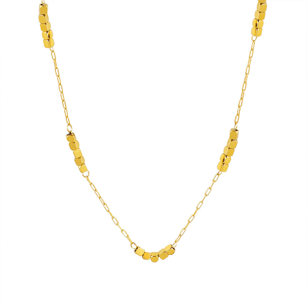 Women's Sier Clavicle Titanium Steel No Fading Temperament Necklaces