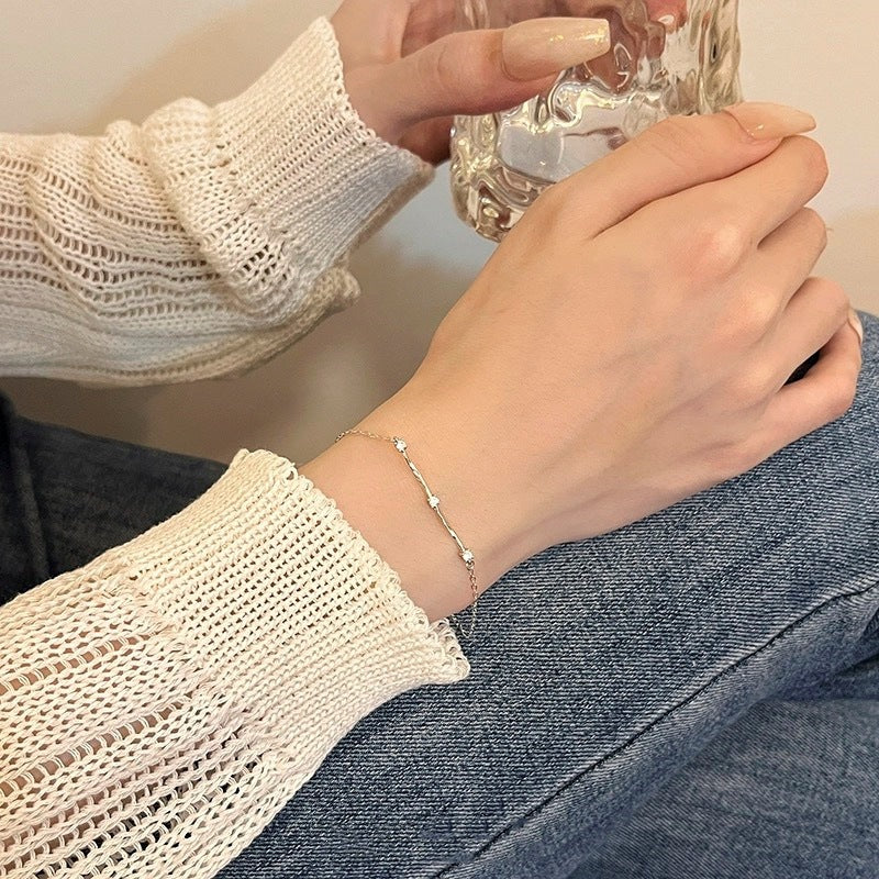 Women's Mobius Sterling Sier Gold-plated Style Mild Bracelets